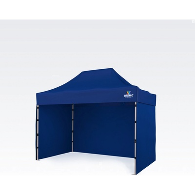 BRIMO Stan na Predaj 2 x 3 m SUPER Oceľ s 3 stenami Modrá