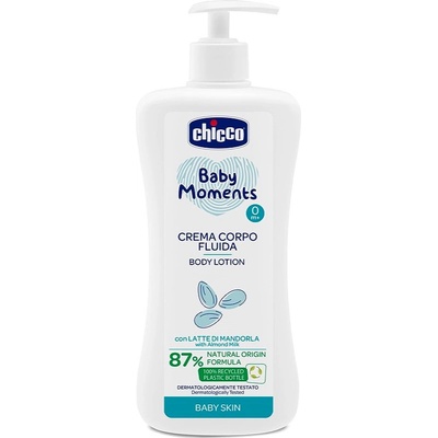 Chicco Baby Moments тоалетно мляко за тяло за деца 500ml