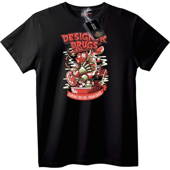 NOONEBRAND Тениска Designer Drugs - M, White