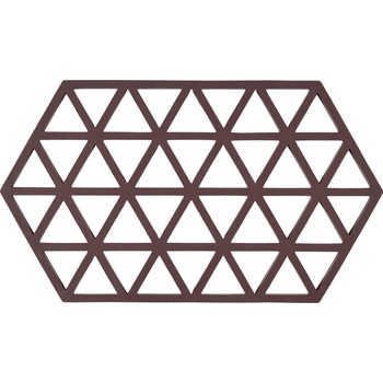 Zone Denmark Triangles Поставка за горещи съдове 24 cm, тъмнокафява (36562)