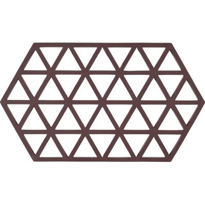 Zone Denmark Triangles Поставка за горещи съдове 24 cm, тъмнокафява (36562)