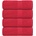 vidaXL Кърпи за гости FROGN 4 бр. червени 30x50 см 360 г/м2 (136924)