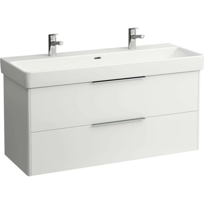 Laufen Base - biela lesklá skrinka pod dvojumývadlo Laufen Pro S 120 x 46 cm