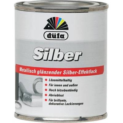 Düfa Stříbrná žáruvzdorná barva SZB Silber 0,125L