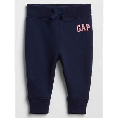 GAP Baby fleecové tepláky s logom Tmavomodrá
