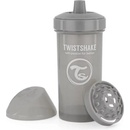 Twistshake fľaša pre deti so sitkom 360 ml sivá