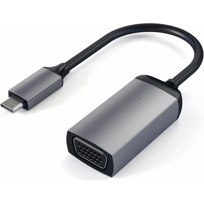 Satechi Адаптер за свързване от USB-C към VGA - Satechi Aluminum USB-C to VGA Adapter (тъмносив) (ST-TCVGAMS (303200))