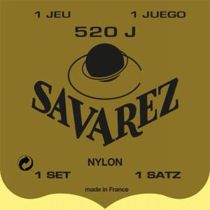 Savarez 520J, Струни за класическа китара, Високо напрежение (SVRZ520J)
