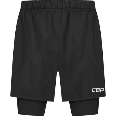 CEP Мъжки шорти за бягане CEP Run Shorts 2In1 Running shorts - Black - размер XXL (012-3458-0115)