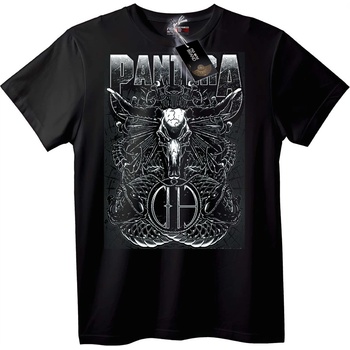 NOONEBRAND Тениска Pantera skull рок - S, Black
