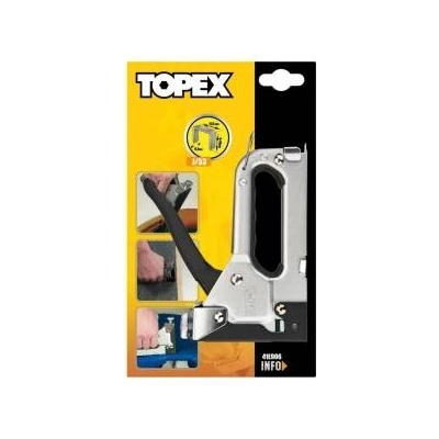 Topex Upholstery Stapler 4-14mm Adjustable Metal (41E906)