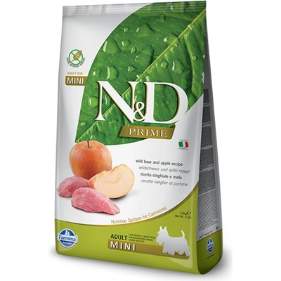 N&D Grain Free Dog Adult Mini Boar & Apple 0,8 kg