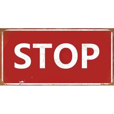 Ceduľa značka Stop