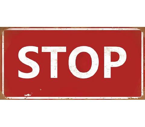 Ceduľa značka Stop