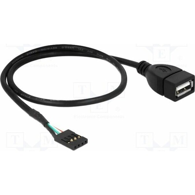 Delock 83825 USB 2.0 USB A zásuvka kolíkový konektor 4pin 0,4m