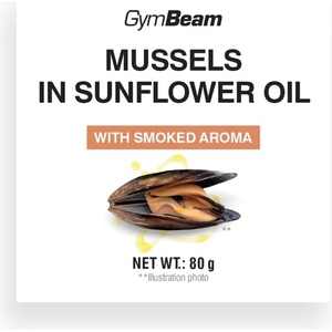 GymBeam Миди в слънчогледово олио с опушен аромат 80 g