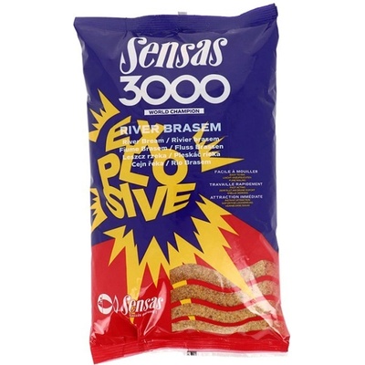 Sensas Kŕmenie 3000 Explosive River Brasem 1kg