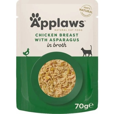 Applaws Cat kaps. kuřecí prsa a chřest 70 g