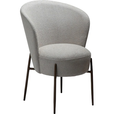 Dan-Form Orbit bouclé světle šedá