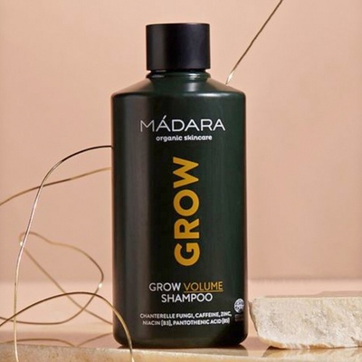 Mádara Grow šampón pre objem jemných vlasov 250 ml