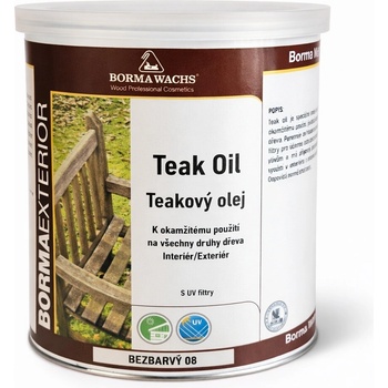 Borma Wachs Teak Oil 5 l bezbarvý
