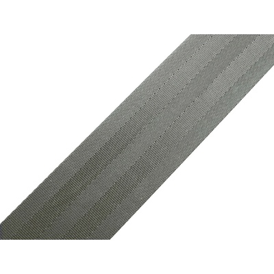 Hladký oboustranný popruh s leskem šíře 50 mm šedá 1 m