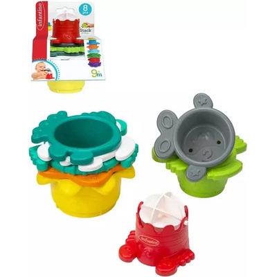 Infantino Stohovací kelímky do koupele s mlýnkem