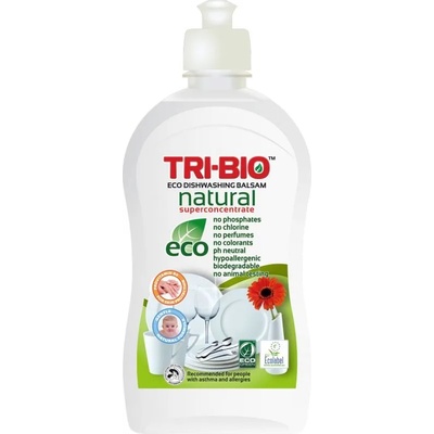 Tri-Bio Натурален еко балсам за съдове Tri-Bio - С дозатор, 420 ml (240420)