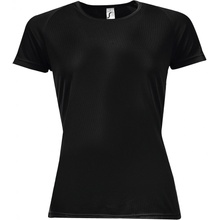 SOĽS Sporty Women Dámske funkčné triko SL01159 Čierna