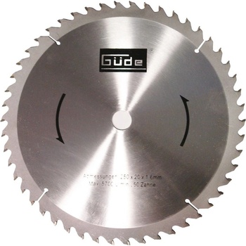 Güde Pilový kotouč 250x20 mm / 50z