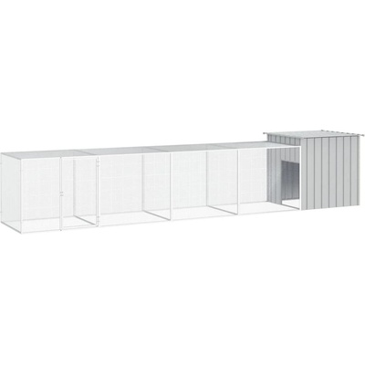 vidaXL kurník 500 x 91 x 100 cm pozinkovaná ocel