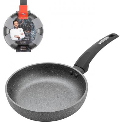 Florina Litá hliníková pánev PAN 21 cm s nepřilnavým povrchem Indukční šedá