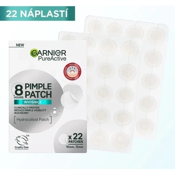 Garnier Pure Active Pimple Patch Hydrokolidná neviditeľná náplasť 22 ks