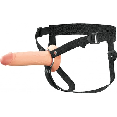 Pipedream Fantasy X Tensions Elite 7" Silicone Hollow Strap on Dual Density Skin – Zboží Dáma