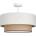 BELIS Плафон NATIA 1xE27/60W/230V, Ø 45 см, бял/кафяв (BE1020)