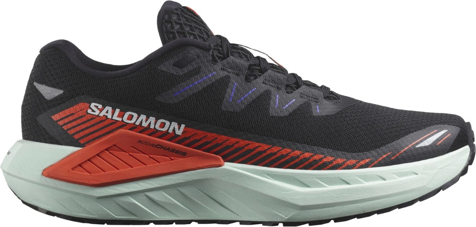 スニーカー SALOMON Men Sneakers L47563500 BLACK CHERRY TOMATO BAY Black Salomon DRX Defy Grvl Men's Running Shoes - Black/Cherry Tomato