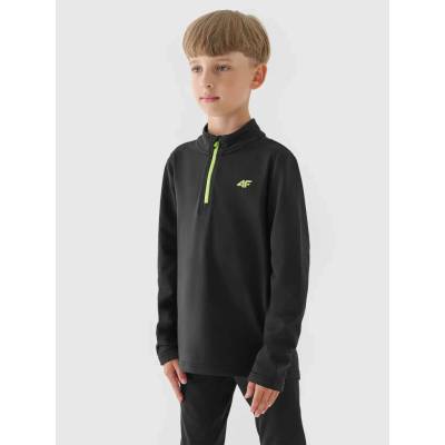 4F Boys' thermal T-shirt čierna