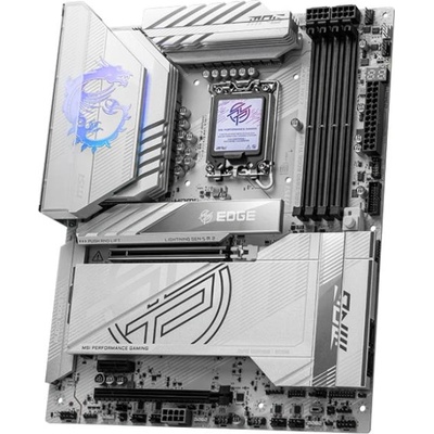 Дънна платка MSI MPG Z890 EDGE TI WIFI, Z890, LGA1851, DDR5, PCI-E 5.0 (Thunderbolt4&USB-C&HDMI), 4x SATA 6Gb/s, 5x M. 2 Slots, 2x Thunderbolt 4, 1x USB 3.2 Gen 2 Type-C, 5GbE LAN, Wi-Fi 7, Bluetooth 5.4, ATX (911-7E19-002)