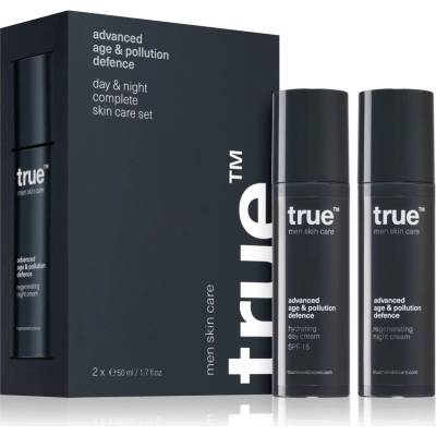 true men skin care Day & night complete skin care set комплект за грижа за лице дневен и нощен за мъже