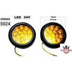  СТОП кръгъл оранжев LED (2бр. к-т) -5024 ('250929)
