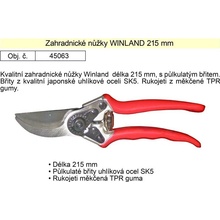 WINLAND 215 mm půlkulatý břit