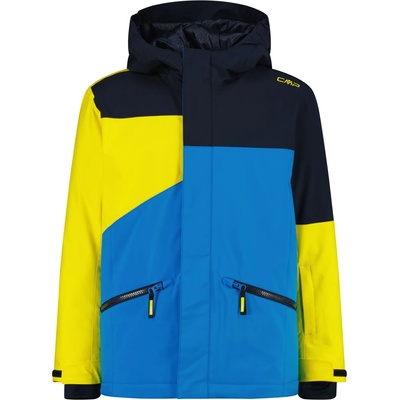CMP Детско ски яке Cmp Kid's Jacket Fix Hood 33W0624 Ski jacket - B. Blue / Royal Blue / Winter Sun - размер 98 (EU) (703-5085-0411)