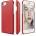 elago S7 Slim Fit 2 Case + HD Clear Film - поликарбонатов кейс и HD покритие за iPhone 8, iPhone 7 (червен)