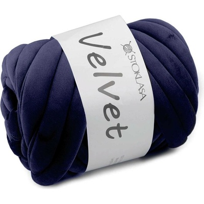 Příze Marshmallow silná Velvet 500 g Varianta: 8 (048) modrá tmavá, Balení: 1 ks 57859/147361/267137