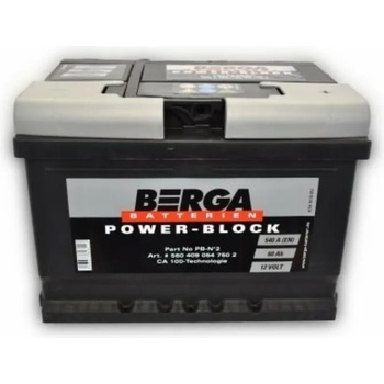 Image 1 of BERGA 60Ah 540A right+