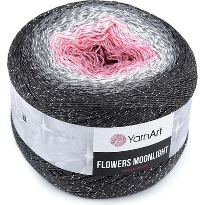 Pletací příze Flowers Moonlight 260 g Varianta: 1 (3279) růžová střední šedá, Balení: 1 ks 48060/112824/221095