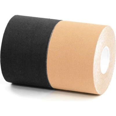 Bronvit Sport Kinesio Tape set 2 x černá/béžová 5 cm x 6 m