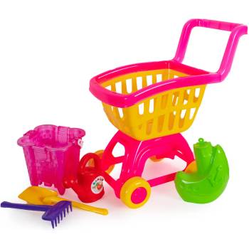 Image 1 of Bamsic ДЕТСКА КОЛИЧКА ЗА ПАЗАРУВАНЕ С КОМПЛЕКТ ЗА ПЯСЪК