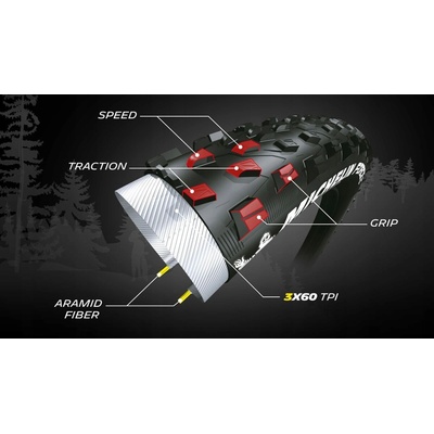 Michelin 8537150 2843291, rozmer kolesa 26", 580 g