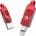 ADAM elements iKlips Duo Plus 64GB ADRAD64GKLDPRC-RED